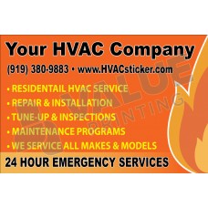 HVAC Vehicle Magnet #9